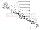 PIAGGIO HEXAGON LX4 Fixed half-pulley