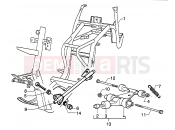 PIAGGIO HEXAGON LX4 Frame - Central stand