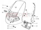 PIAGGIO HEXAGON LX4 Front shield