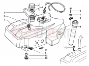 PIAGGIO HEXAGON LX4 Fuel tank