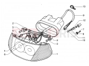 PIAGGIO HEXAGON LX4 Lights