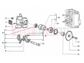 PIAGGIO HEXAGON LX4 Rocker arm support