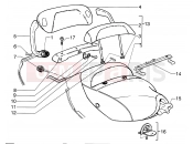 PIAGGIO HEXAGON LX4 Saddle