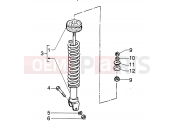 PIAGGIO HEXAGON LX4 Shock absorber