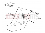 PIAGGIO HEXAGON LX4 Shock absorber cover