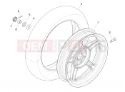 Rear wheel - Piaggio Liberty 150 2009