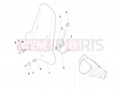 Windshield - Glass - Piaggio Liberty 150 2009