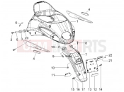 PIAGGIO Liberty 200 Rear cover - Splash guard