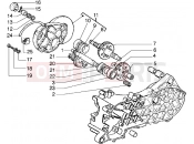 Rear wheel shaft - Piaggio Liberty 50 2T