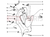 Front glove compartment - Piaggio Liberty 50 4T
