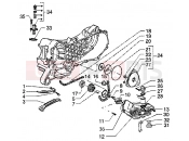Pump group-oil pan - Piaggio Liberty 50 4T