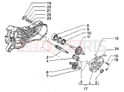 Rear wheel shaft - Piaggio Liberty 50 4T