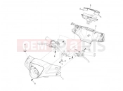 Handlebars coverages - Piaggio Liberty 50 4T 2015