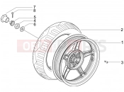 Rear wheel - Piaggio Liberty 50 4T 2015