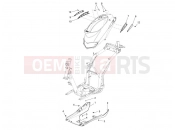 Side cover - Spoiler - Piaggio Liberty 50 4T 2015