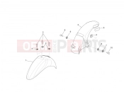 Wheel huosing - Mudguard - Piaggio Liberty 50 4T 2015