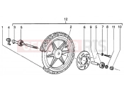 FRONT WHEEL - Piaggio Liberty 50 PTT