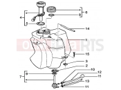 FUEL TANK - Piaggio Liberty 50 PTT