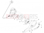 Crankcase cover - Crankcase cooling - Piaggio Liberty elettrico PPT (E) 2011