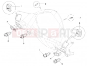 Selectors - Switches - Buttons - Piaggio Liberty elettrico PPT (E) 2011