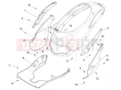 Side cover - Spoiler - Piaggio Liberty elettrico PPT (E) 2011