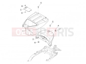 Helmet huosing - Undersaddle - Piaggio Liberty elettrico PPT (E) 2013