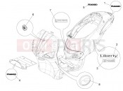 Plates - Emblems - Piaggio Liberty elettrico PPT (E) 2013