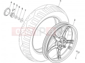 Rear wheel - Piaggio Liberty elettrico PPT (E) 2017