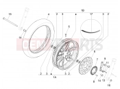 Front wheel - Piaggio Medley 150 4T ie ABS 2017