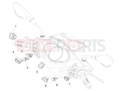 Selectors - Switches - Buttons - Piaggio Medley 150 4T ie ABS 2017