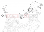 Throttle body - Injector - Induction joint - Piaggio Medley 150 4T ie ABS 2017