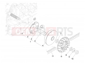 Driving pulley - Piaggio MP3 125 YOUrban ERL 2011