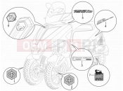 PIAGGIO MP3 125 YOUrban ERL Plates - Emblems