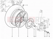 PIAGGIO MP3 125 YOUrban ERL hátsó kerék
