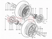 Front wheel - Piaggio MP3 125 YOUrban ERL 2013