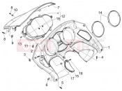 PIAGGIO MP3 250 Meter combination - Cruscotto