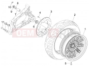 PIAGGIO MP3 250 ie LT Rear wheel