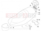 PIAGGIO MP3 250 ie MIC Saddle/seats