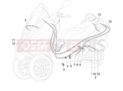bowden - Piaggio MP3 250 ie MIC 2008