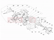 PIAGGIO MP3 300 4T 4V ie ERL Hibrid oldaldekli - varióváltó hűtés
