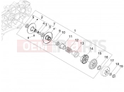 PIAGGIO MP3 300 ie Touring Driven pulley