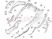 PIAGGIO MP3 300 ie Touring Side cover - Spoiler