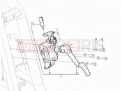 Control pedals - Levers - Piaggio MP3 300 YOUrban ERL 2014