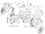 Wheel huosing - Mudguard - Piaggio MP3 300 YOUrban ERL 2014