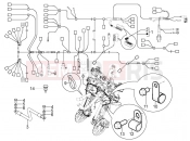 Main cable harness - Piaggio MP3 300 YOUrban LT ERL 2011
