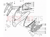 Front shield - Piaggio MP3 300 YOUrban LT ERL 2012