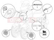 Plates - Emblems - Piaggio MP3 300 YOUrban LT ERL 2012