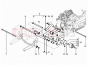 Swinging arm - Piaggio MP3 300 YOUrban LT ERL 2013