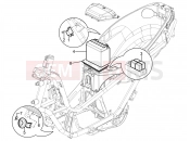 Remote control switches - Battery - Horn - Piaggio MP3 300 YOUrban LT RL - Sport 2019