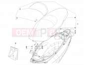 Saddle/seats - Piaggio MP3 300 YOUrban LT RL - Sport 2019